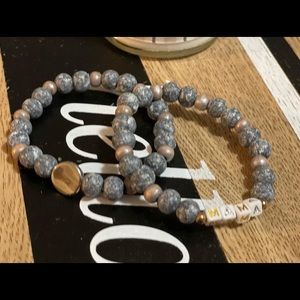 Mama two stack bracelet set